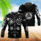 Viking Huginn Muninn Tattoo Hoodie For Mythic Artwork Casual Days And Outdoor Exploration