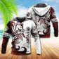 Red White Viking Hydra Legend Hoodie For Outdoor Adventures Travel And Powerful Everyday Styling