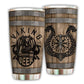 Viking Man Love Beverage With Wood 20 Oz Tumbler For Coffee Travel And Daily Drinks