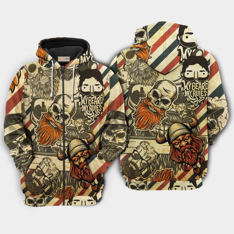 Viking Rules Hoodie For Mythic Artwork Casual Days And Outdoor Exploration