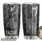 Viking Norse American With Black Personalized 20 Oz Tumbler For Coffee Travel And Daily Drinks