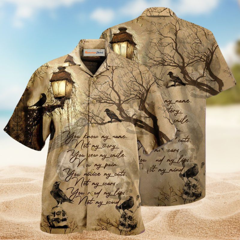 Viking Raven Story Hawaiian Shirt For Coastal Travel, Casual Events, And Comfortable Summer Wear
