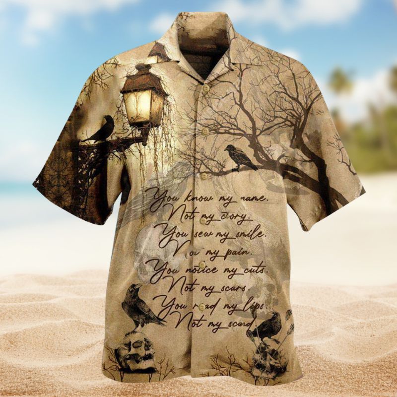 Viking Raven Story Hawaiian Shirt For Coastal Travel, Casual Events, And Comfortable Summer Wear