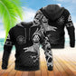 White Viking Raven Warrior Hoodie For Norse Themed Outfits Weekend Travel And Relaxed Comfort