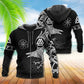 White Viking Raven Warrior Hoodie For Norse Themed Outfits Weekend Travel And Relaxed Comfort