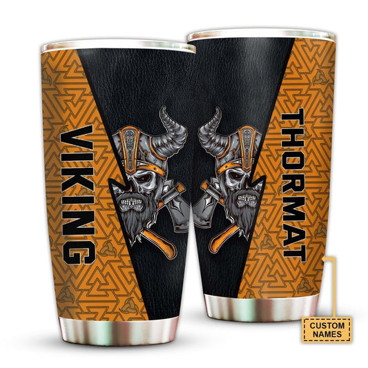 Viking Sacred Warrior Personalized 20 Oz Tumbler For Coffee Travel And Daily Drinks