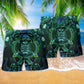 Viking See You In Valhalla Beach Shorts Print Detail For Coastal Adventures And Resort Trips