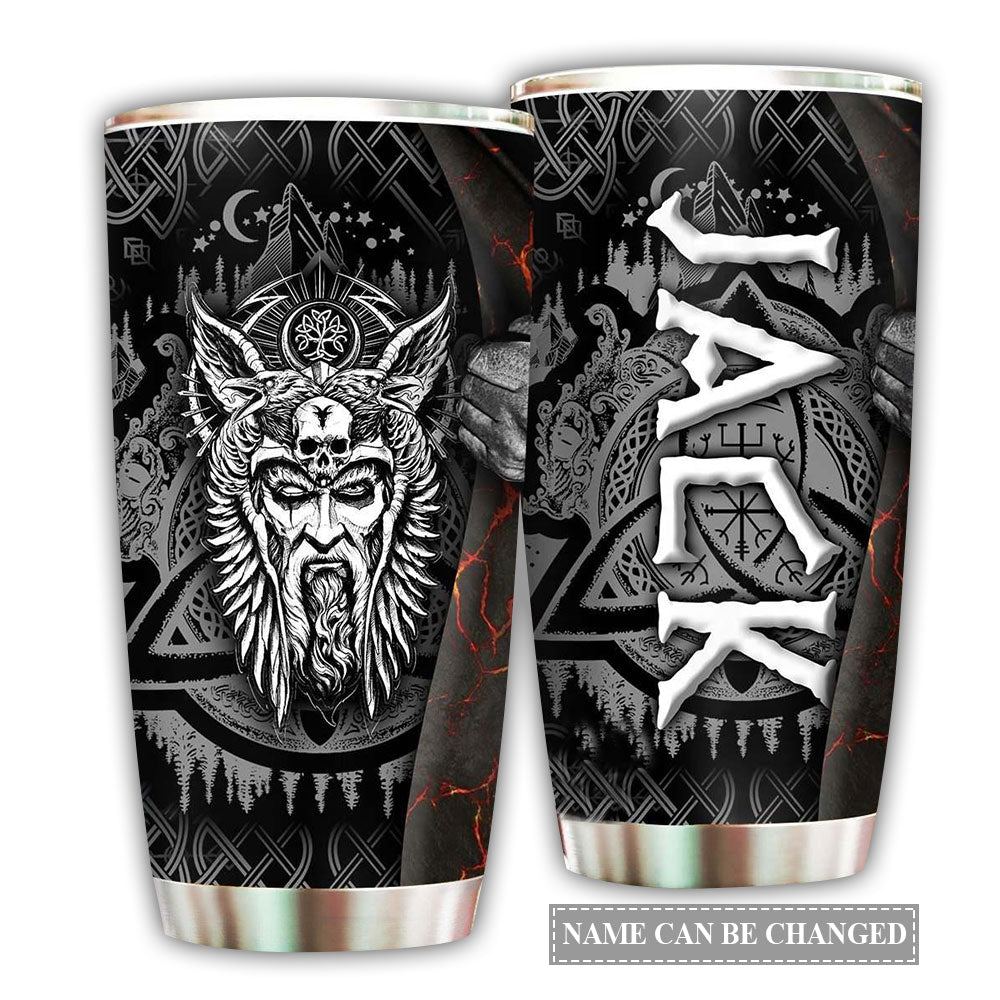 Viking Sign Blood Personalized 20 Oz Tumbler For Coffee Travel And Daily Drinks