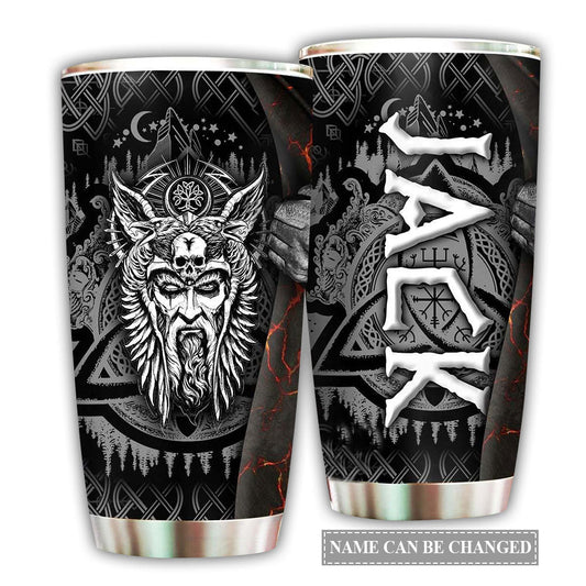 Viking Sign Blood Personalized 20 Oz Tumbler For Coffee Travel And Daily Drinks
