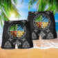Viking Sign My Blood Hawaiian Print Beach Shorts For Fantasy Fan Beach Days