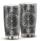 Viking Sign Silver 20 Oz Tumbler For Coffee Travel And Daily Drinks