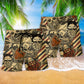 Viking Skull Warrior Life Beach Shorts Graphic Detail For Resort Trips And Casual Outings