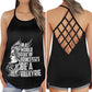 Viking Strong Girl Warrior Spirit Hollow Tank Top For Workouts Festivals And Bold Style
