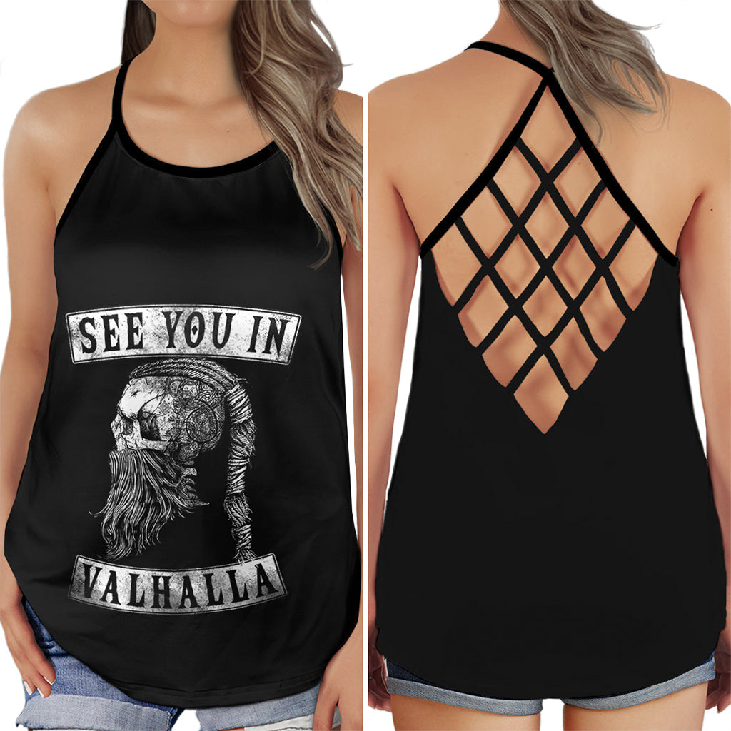 Viking Strong See You In Valhalla Hollow Tank Top For Workouts Festivals And Bold Style
