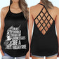 Viking Strong Girl Warrior Spirit Hollow Tank Top For Workouts Festivals And Bold Style