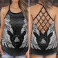 Viking Raven Strong Norse Warrior Hollow Tank Top For Workouts Festivals And Bold Style