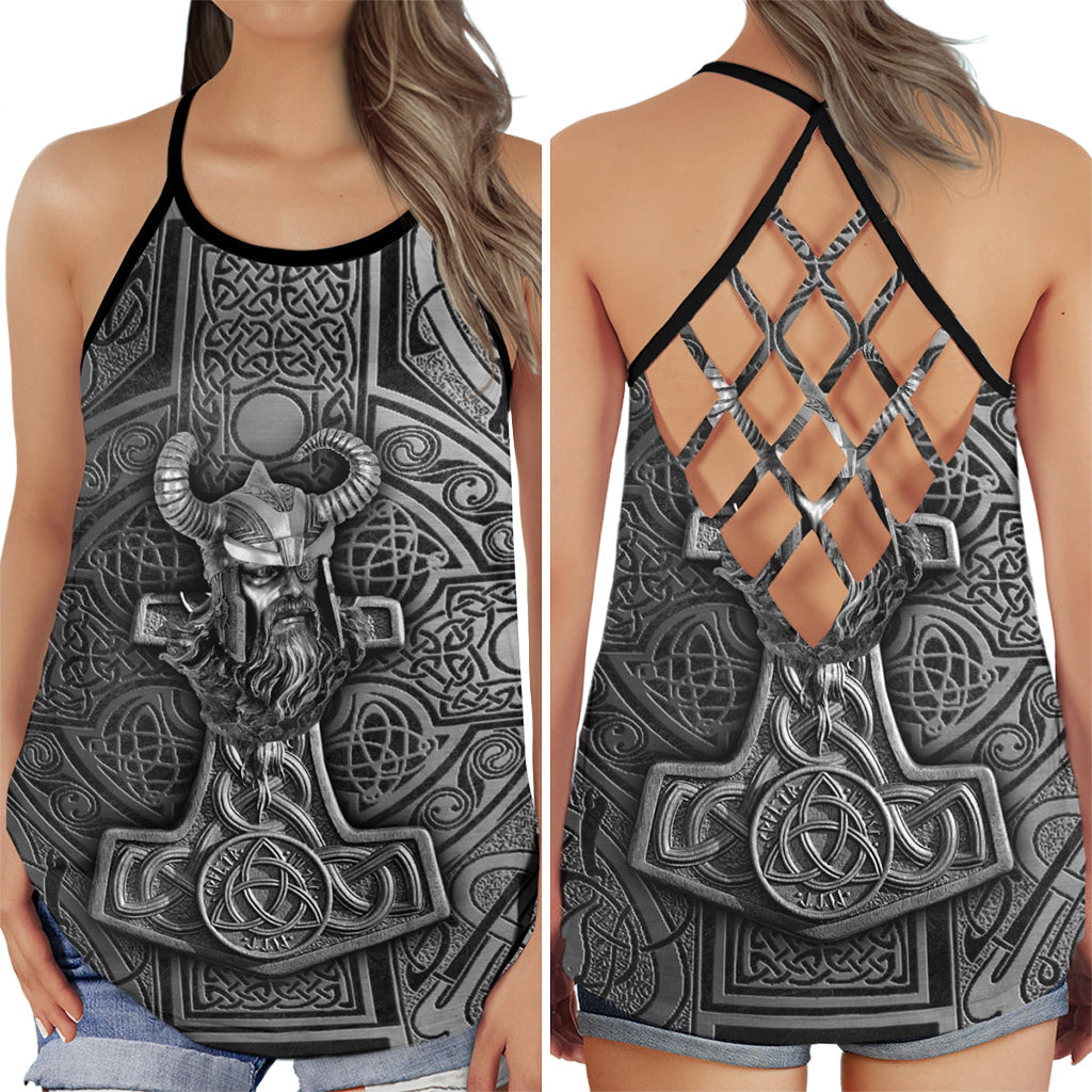 Viking Strength Hollow Tank Top For Workouts Festivals And Bold Style