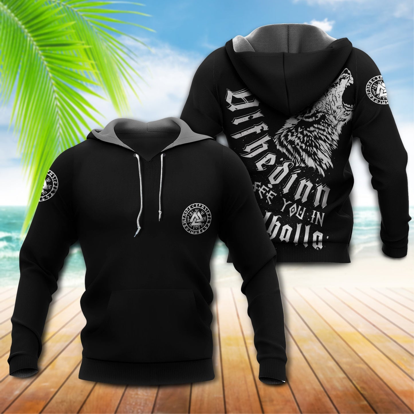 Viking Ulfhedinn Valhalla Warrior Hoodie For Distinctive Travel Outfits Seasonal Wear And Gift Giving