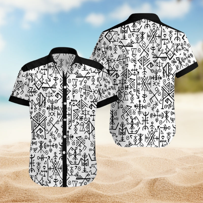 Viking Victory Hawaiian Shirt For Summer Road Trip And Casual Outdoor Style
