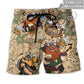 Viking Victory Life With Beer Personalized Beach Shorts For Weekend Getaways And Comfort