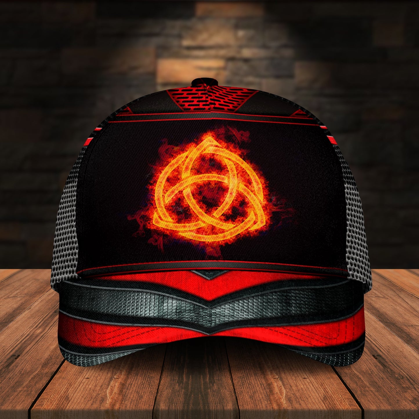 Viking Warrior Fire Classic Cap For Everyday Outfits Coastal Travel And Gift Giving