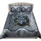 Gray 343 Firefighter Bedding Cover For Firefighter Bedroom Decor