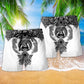 Viking Warrior Blood Cool Amazing Hawaiian Print Beach Shorts For Fantasy Fan Beach Days