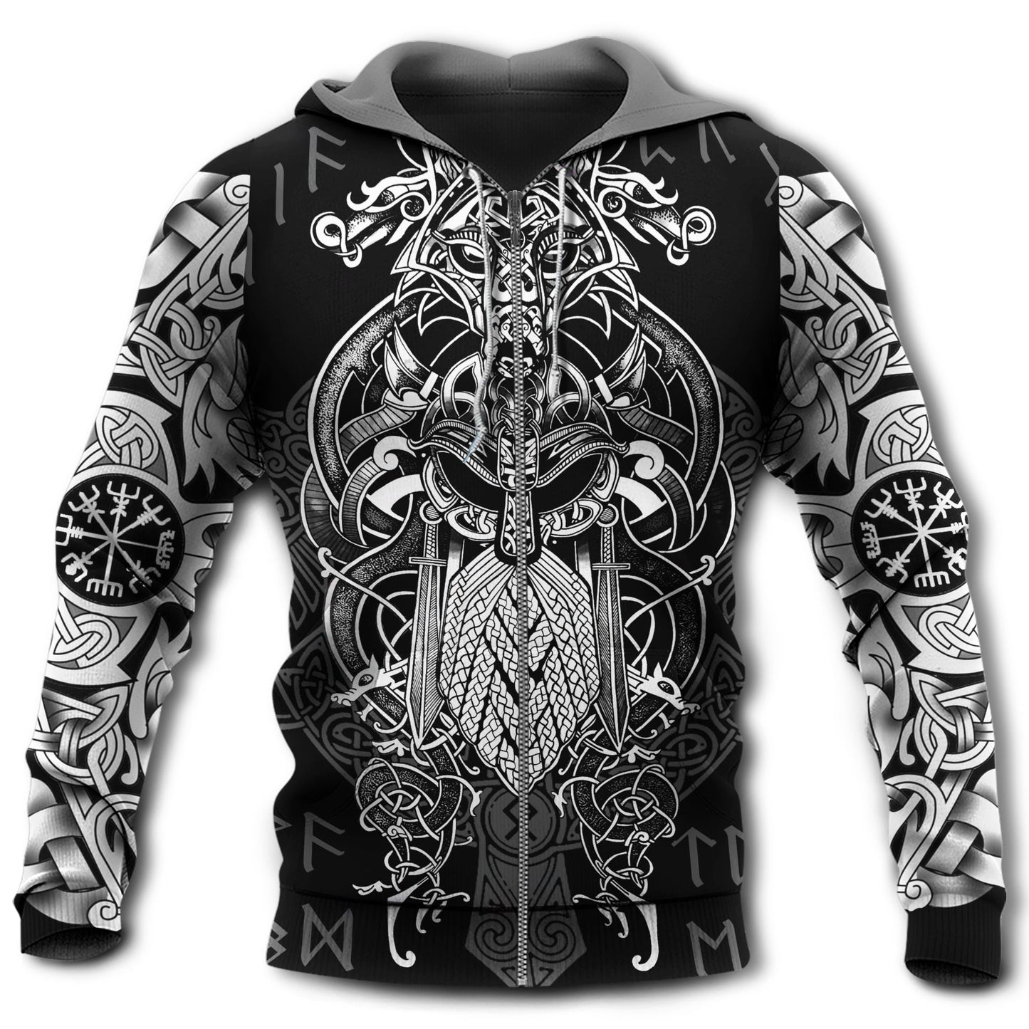 Viking Blood Metal Warrior Hoodie For Viking Enthusiasts Travel Days And Distinctive Streetwear