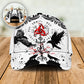 Viking Warrior Black White Red Classic Cap For Daily Wear Travel And Outdoor Activities
