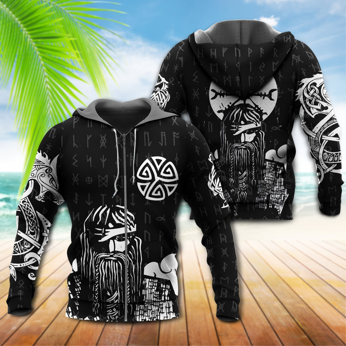 Strong Viking Warrior Spirit Hoodie For Bold Casual Wear Seasonal Trips And Myth Inspired Gifting