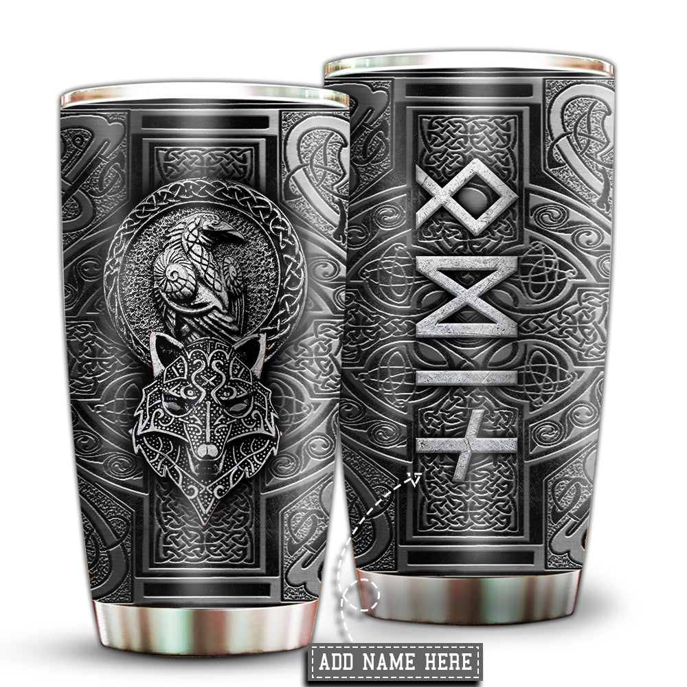 Viking Warrior Personalized 20 Oz Tumbler For Coffee Travel And Daily Drinks