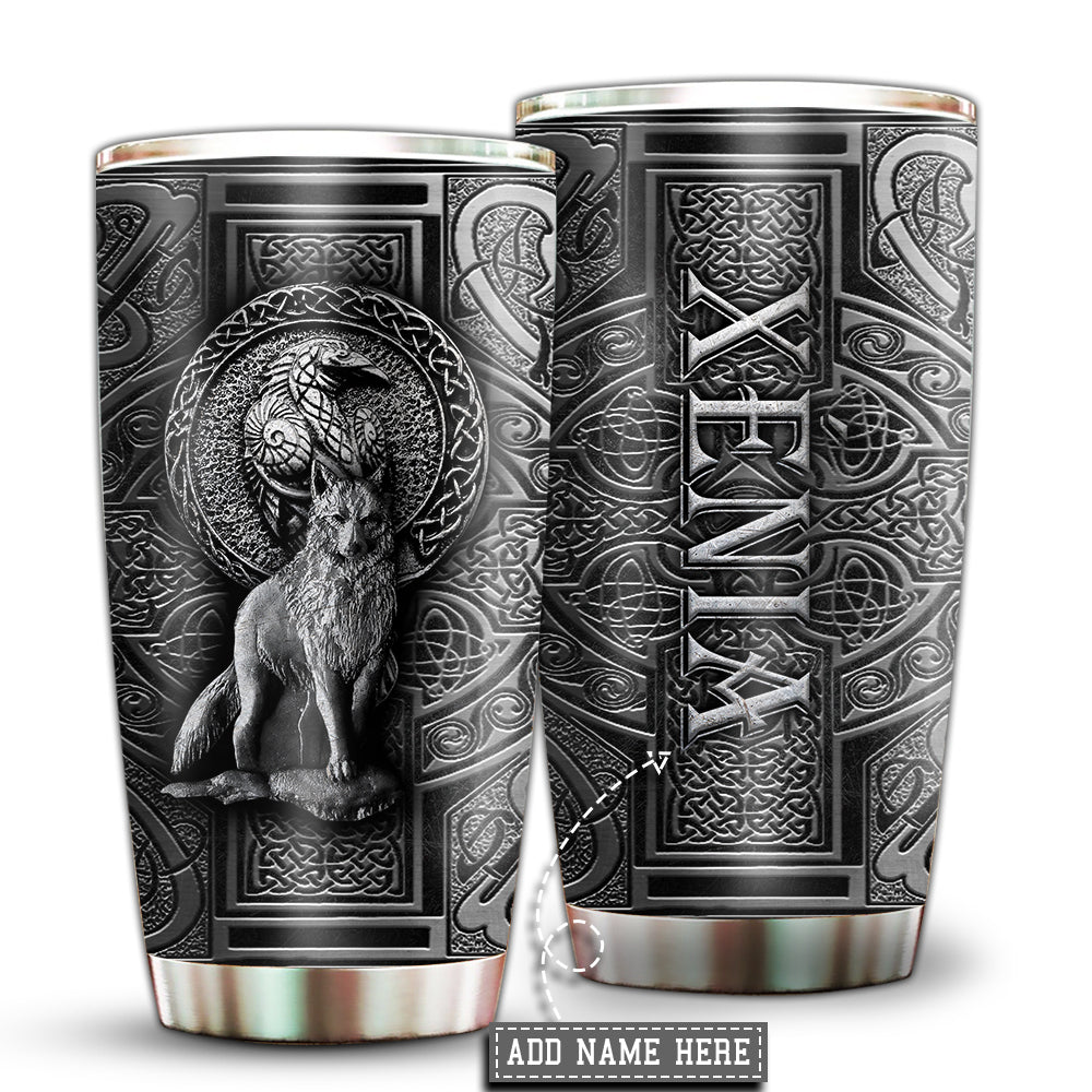 Viking Warrior Personalized 20 Oz Tumbler For Coffee Travel And Daily Drinks
