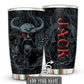 Viking Warrior Stronger Darkness Personalized 20 Oz Tumbler For Coffee Travel And Daily Drinks
