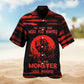 Viking Wolf Monster Hawaiian Shirt For Island Vacations, Resort Wear, And Relaxed Seasonal Style