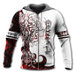 Red White Yggdrasil Legend Myth Hoodie For Mythic Casual Outfits Weekend Adventures And Thoughtful Gifting