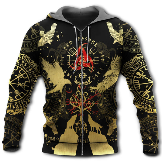 Black Yellow Red Viking Blood Hoodie For Distinctive Travel Outfits Seasonal Wear And Gift Giving
