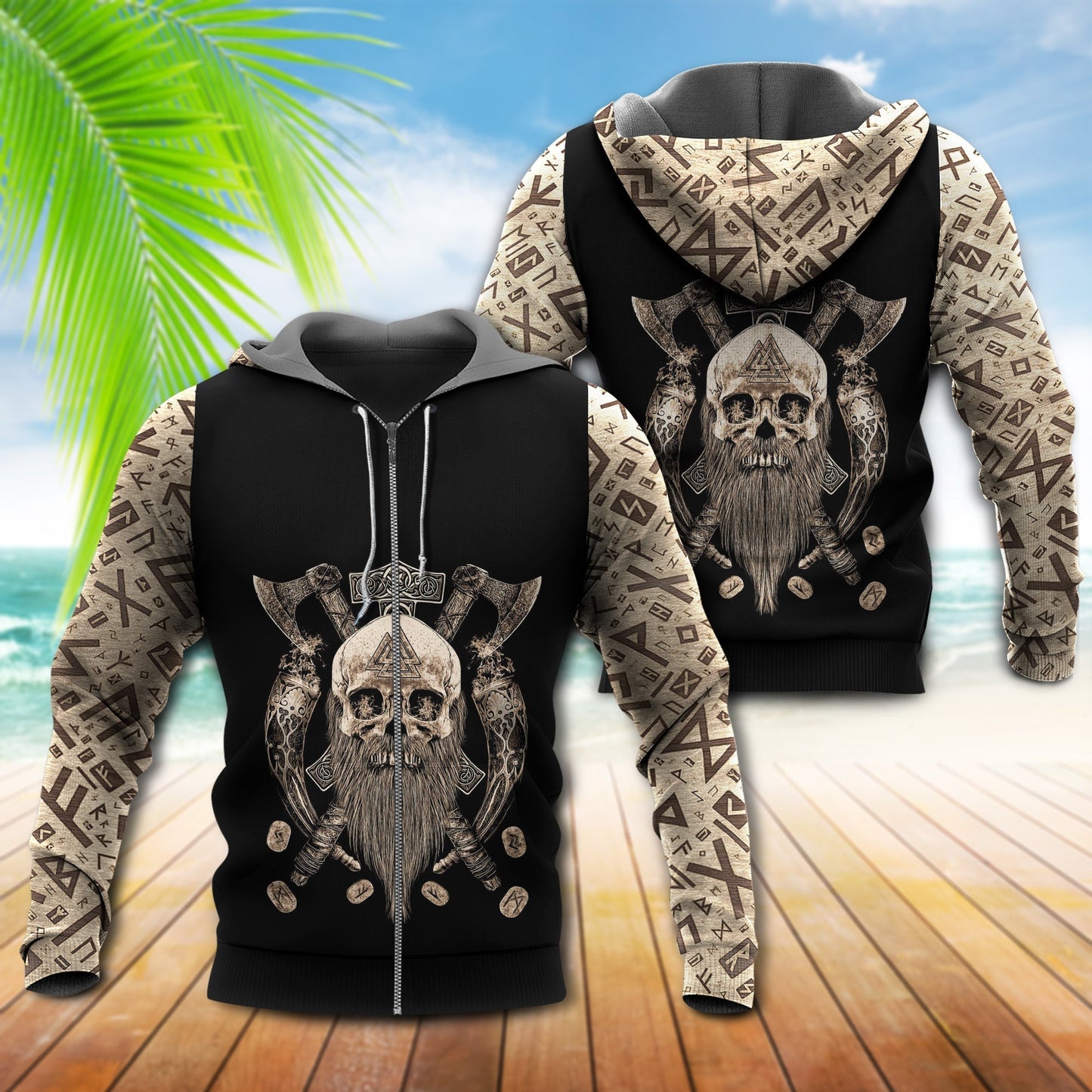 Dark Viking Blood Skull Hoodie For Viking Enthusiasts Travel Days And Distinctive Streetwear