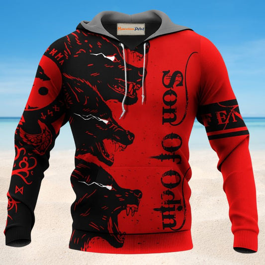 Strong Viking Blood Spirit Hoodie For Viking Enthusiasts Travel Days And Distinctive Streetwear