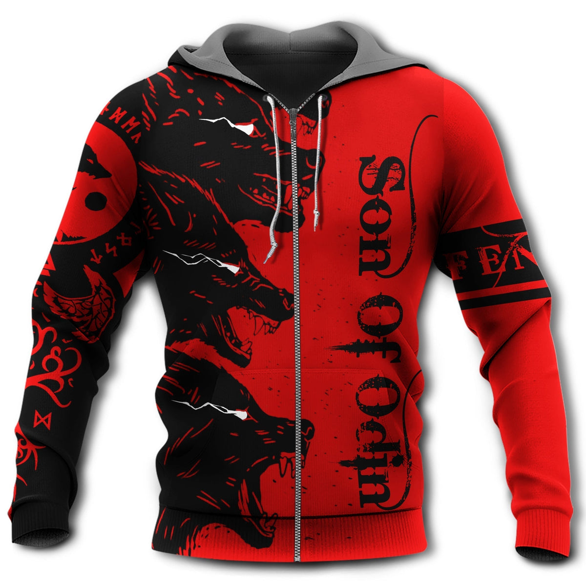 Strong Viking Blood Spirit Hoodie For Viking Enthusiasts Travel Days And Distinctive Streetwear