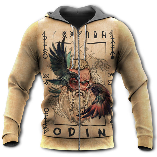 Viking Odin Symbol Eagle Hoodie For Outdoor Adventures Travel And Powerful Everyday Styling