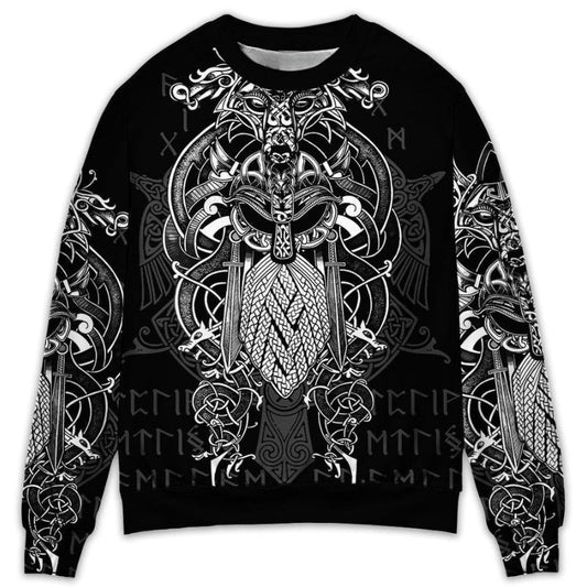 Viking Warrior Blood Sweater For Historical Events Travel And Comfortable Everyday Wear