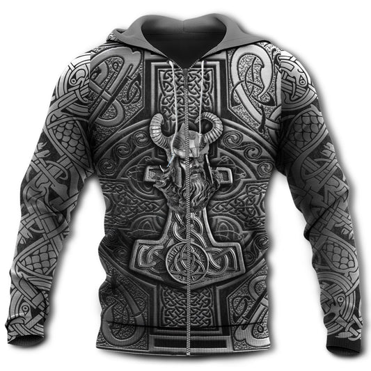 Viking Warrior Metal Personalized Hoodie For Viking Enthusiasts Travel Days And Distinctive Streetwear