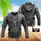 Viking Warrior Metal Personalized Hoodie For Viking Enthusiasts Travel Days And Distinctive Streetwear