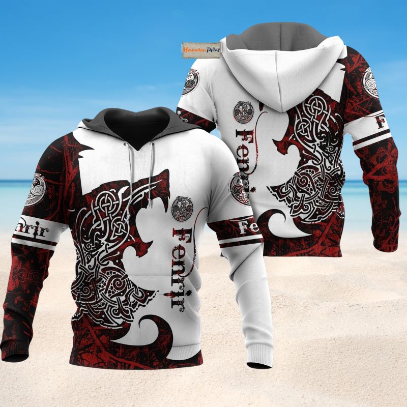 Viking Wolf Legend Hoodie For Outdoor Adventures Travel And Powerful Everyday Styling