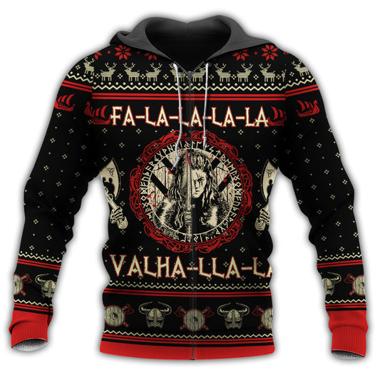 Viking Shieldmaiden Holiday Humor Hoodie For Seasonal Parties Casual Wear And Thoughtful Holiday Gifts