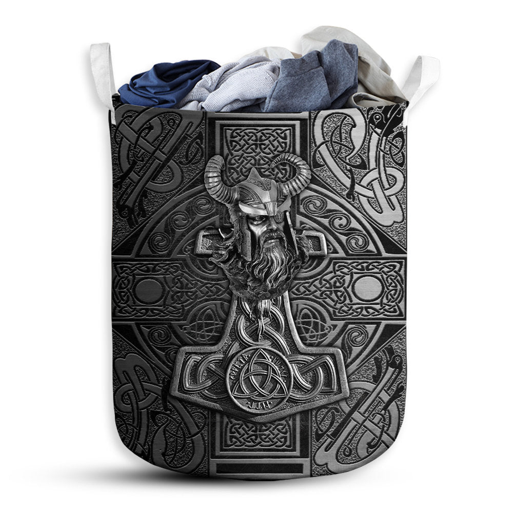 Small Size Viking Warrior Special Laundry Basket For Bathroom Bedroom Storage
