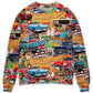 Vintage Highway Road Trip Sweater For Automotive Fans Travel Events And Relaxed Casual Wear