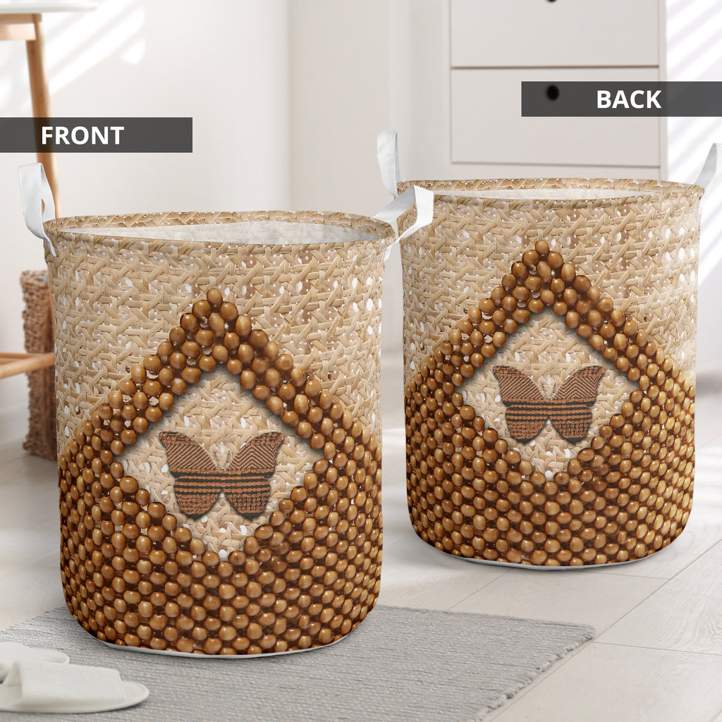 Butterfly Vintage So Simple Laundry Basket For Room Home Organizer