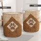 Dog Paw Vintage So Simple Laundry Basket For Room Home Organizer