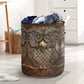Owl Vintage Laundry Basket For Room Home Organizer